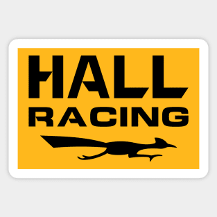 Hall Racing Team Logo Vintage Art Sticker